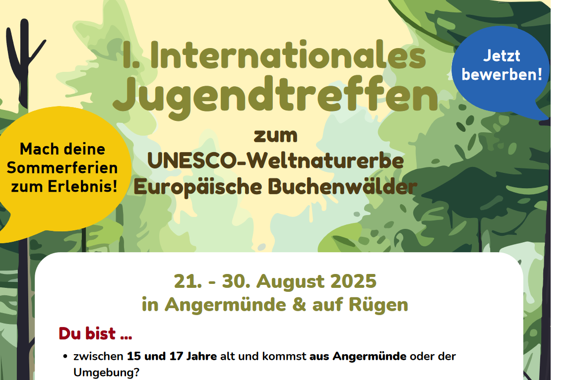 Internationales Jugendtreffen zum UNESCO - Weltnaturerbe